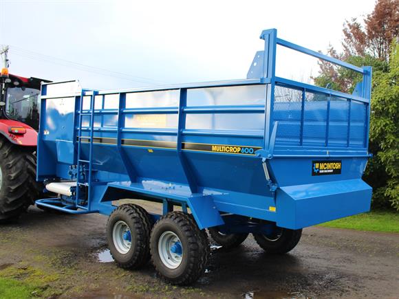 New McIntosh Silage Wagon Multi Crop 600 $49,800+gst