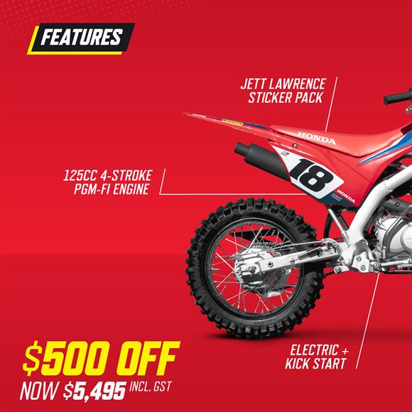 New Honda CRF125F