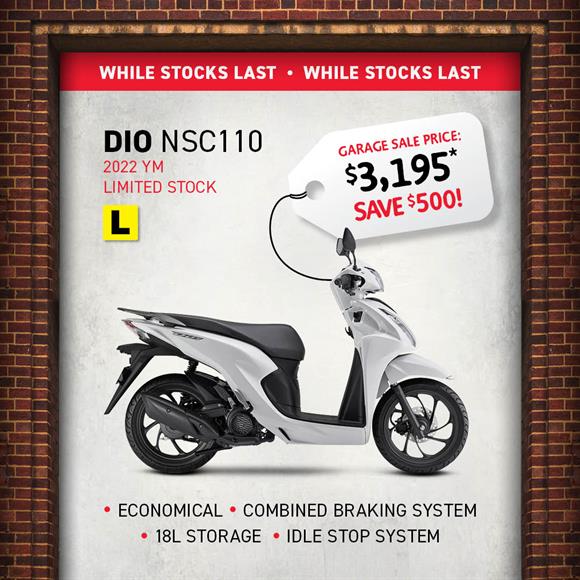 Honda Dio Garage Sale!! 2023