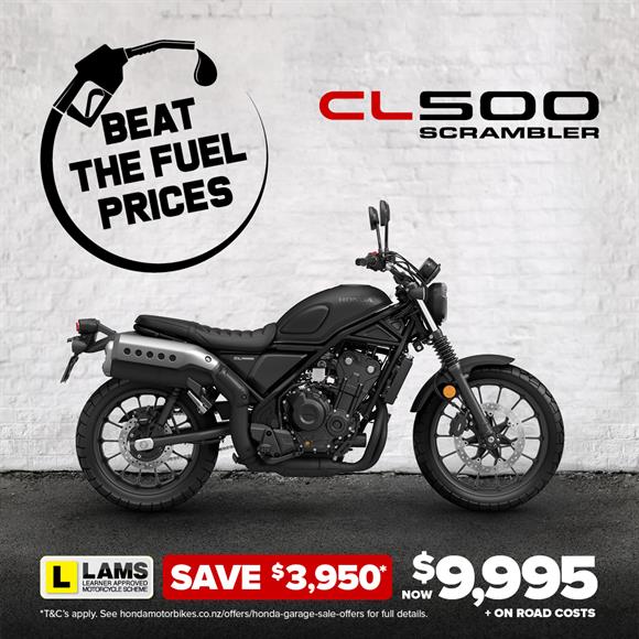 New Honda CL500 Scrambler BEAT THE FUEL PRICES