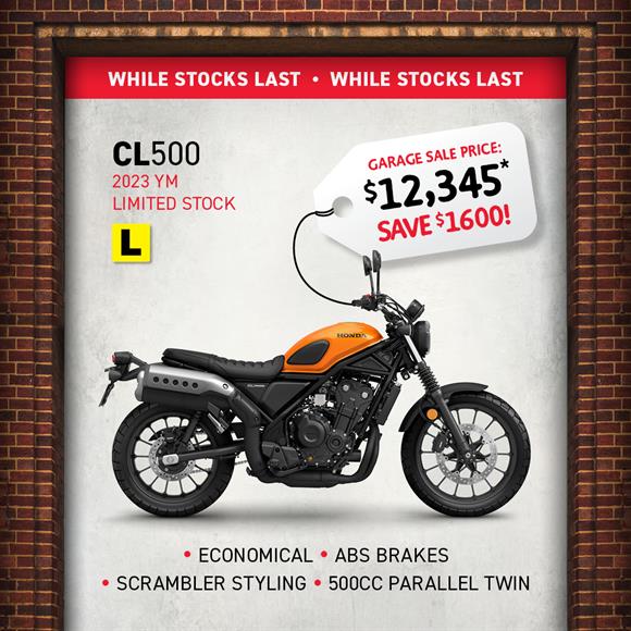 Honda CL500 Scrambler Garage Sale!! 2023