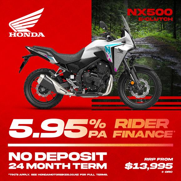 New Honda NX500 E-CLUTCH