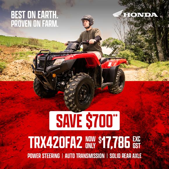 Honda TRX420FA2 ATV 2026
