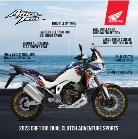 New Honda CRF1100 Adventure Sport DCT