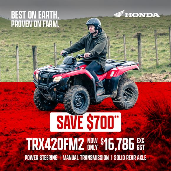 Honda TRX420FM2 ATV 2026