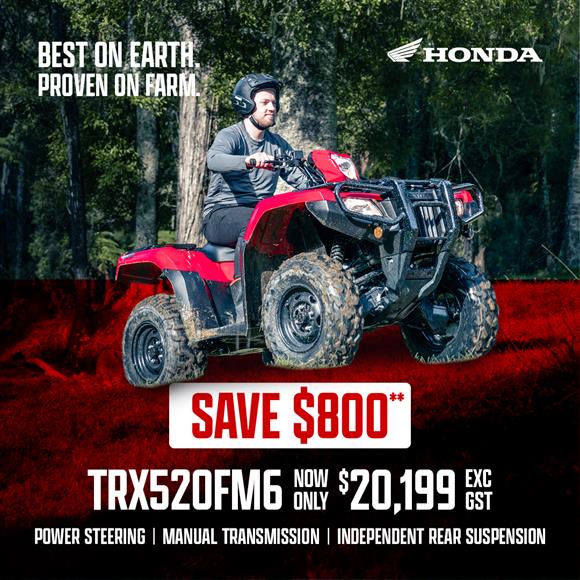 Honda TRX520FM6 ATV 2026