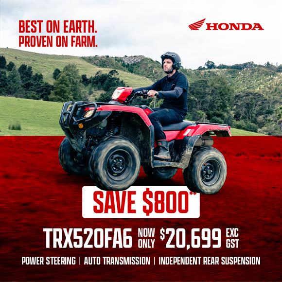 Honda TRX520FA6 ATV 2026