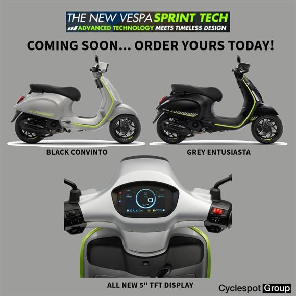 New Vespa Sprint Tech 150