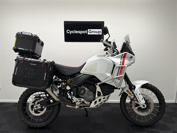 Ducati Desert X with Luggage 2023