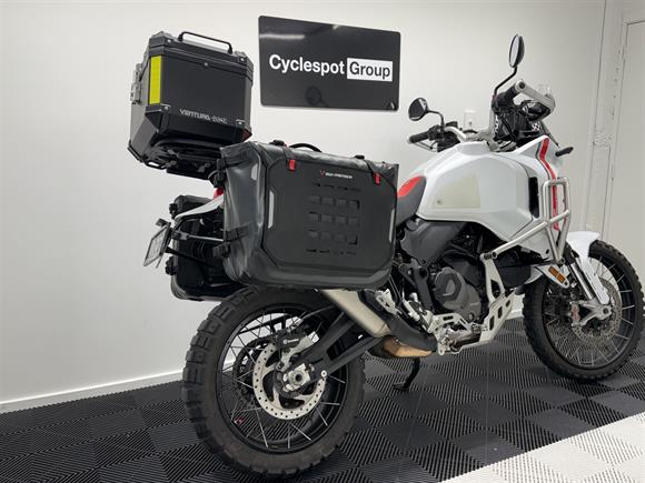 2023 Ducati Desert X with Luggage