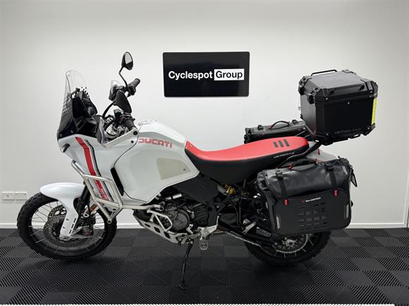 2023 Ducati Desert X with Luggage