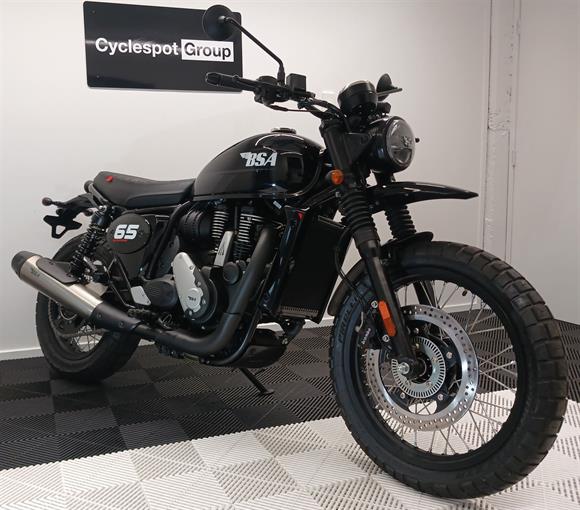 New BSA Scrambler Raven Black