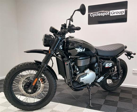 New BSA Scrambler Raven Black