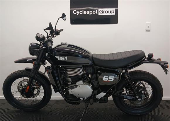 New BSA Scrambler Raven Black