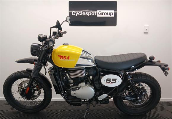 New BSA Scrambler Victor Yellow