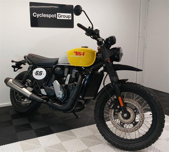 New BSA Scrambler Victor Yellow