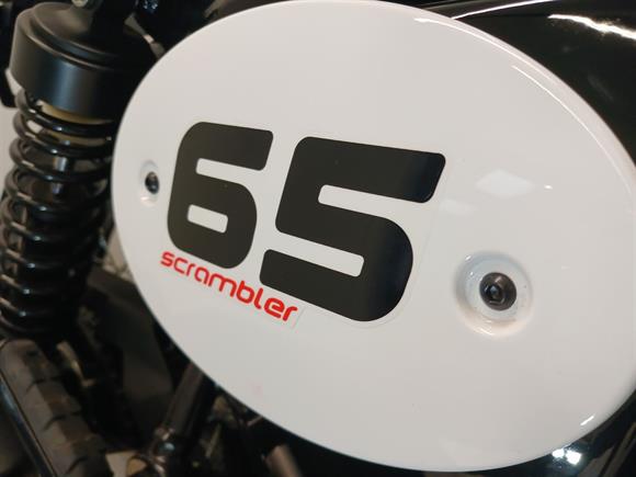 New BSA Scrambler Victor Yellow