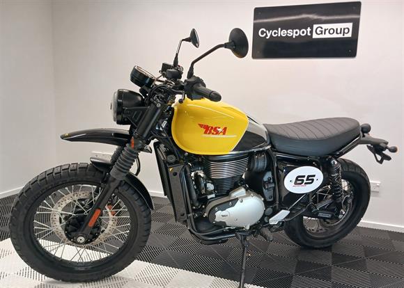 New BSA Scrambler Victor Yellow