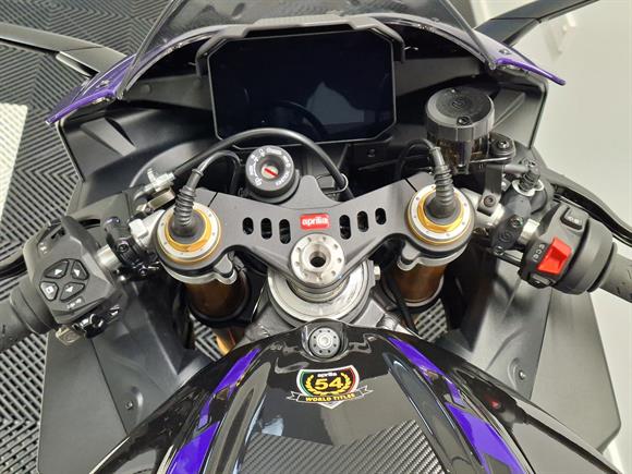 New Aprilia RSV4 Factory - Shakedown Indigo