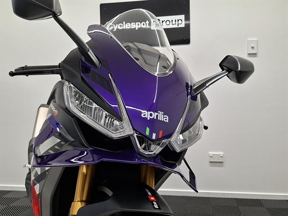 New Aprilia RSV4 Factory - Shakedown Indigo