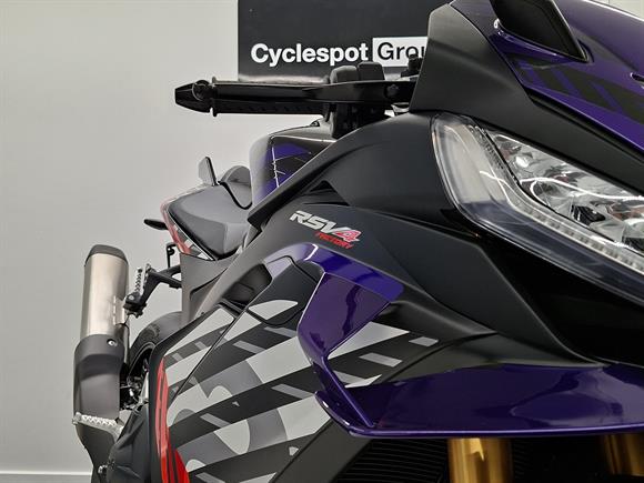 New Aprilia RSV4 Factory - Shakedown Indigo